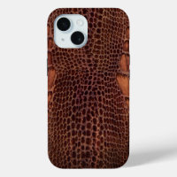 Aligator Classic Reptile en cuir (Faux)