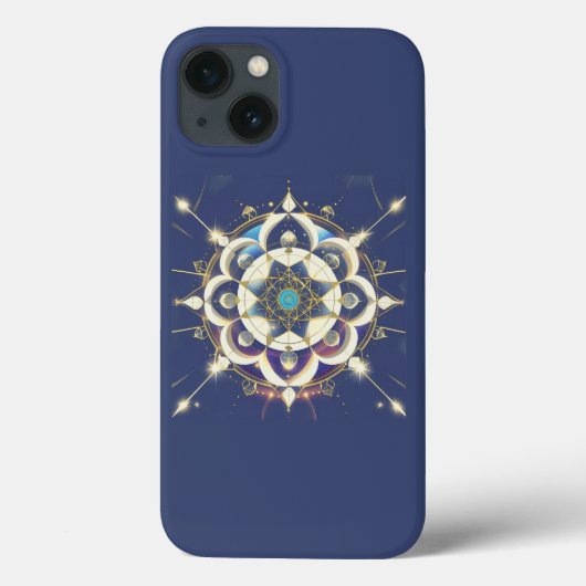 Coques Case-Mate iPhone Alignement Étoile Dorée – Un Univers de Géométrie (Verso)