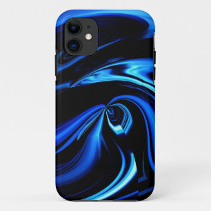 Coque iPhone 11 Alimentation Abstraite La Baleine Bleue