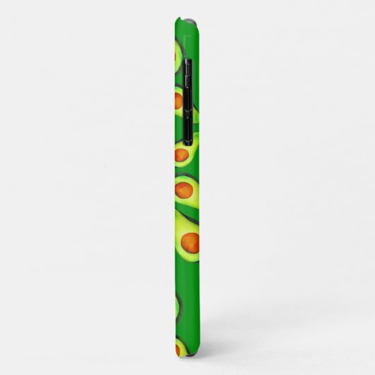 Coques Case-Mate iPhone Alimentation de fruits de santé vert Avocado (Dos/Gauche)