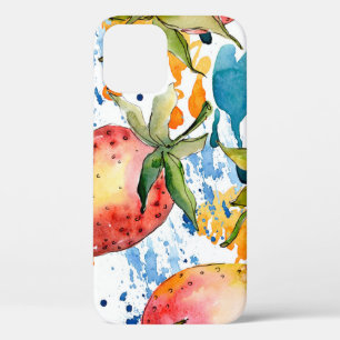 Case-Mate iPhone Case Alimentation saine fraise. Arrière - plan aquarell