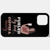 Coques Case-Mate iPhone Alimenté Par Café Glacé Et Téléphone Anxiété (Verso (horizontal))