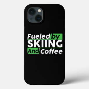 Case-Mate iPhone Case Alimenté par le ski et le café Skiing Lover