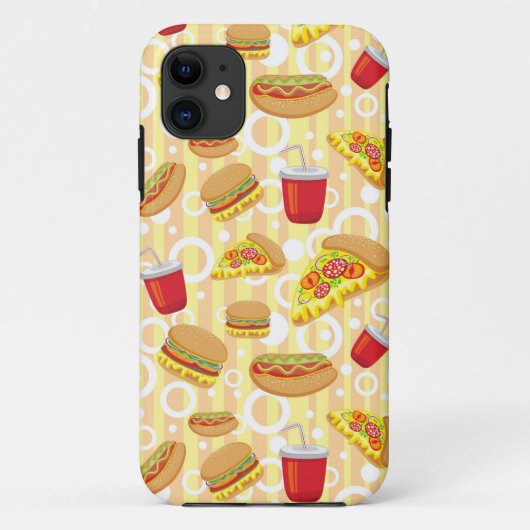 Coques Case-Mate iPhone Aliments de préparation rapide (Dos)