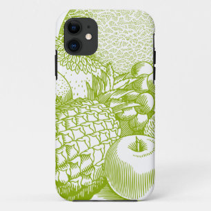 Coque Case-Mate Pour iPhone Aliments vintage fruits sains rétro