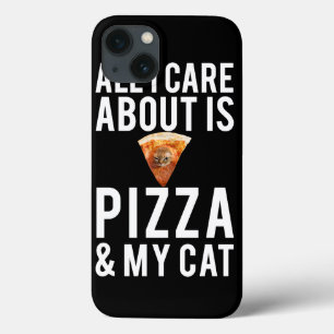 Case-Mate iPhone Case All i care about is pizza & my cat