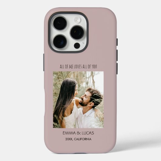 Coques Case-Mate iPhone All of Me Loves All of You Custom Photo Collage (Verso)