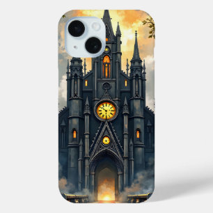 Coque Pour iPhone 15 Allée éclairée par la lune des Vœux Éternels – Por