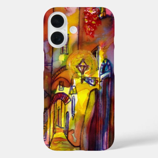 Coques Case-Mate iPhone ALLÉE MÉDIÉVALE EN NUIT À FLORENCE Coque-Mate SA (Verso)