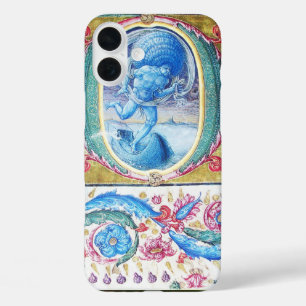 COQUES iPhone 16 PLUS ALLÉGATION DU MONOGRAMME FLORAL ANTIQUE VENT