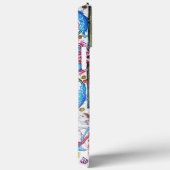 COQUES Case-Mate iPhone ALLÉGATION DU MONOGRAMME FLORAL ANTIQUE VENT (Verso / Droite)