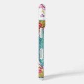 COQUES Case-Mate iPhone ALLÉGATION DU MONOGRAMME FLORAL ANTIQUE VENT (Verso / Droite)