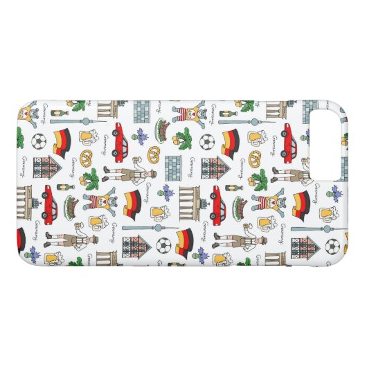 Coques Case-Mate iPhone Allemagne| Motif des symboles (Dos (Horizontal))
