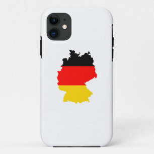 Coques Pour iPhone Allemand de forme de carte de drapeau de pays de