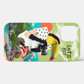 Coques Case-Mate iPhone Aller Voyage Cool Collage Pop Art (Verso (horizontal))