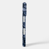 Coques Case-Mate iPhone Alligator bleu Faux cuir (Verso / Droite)