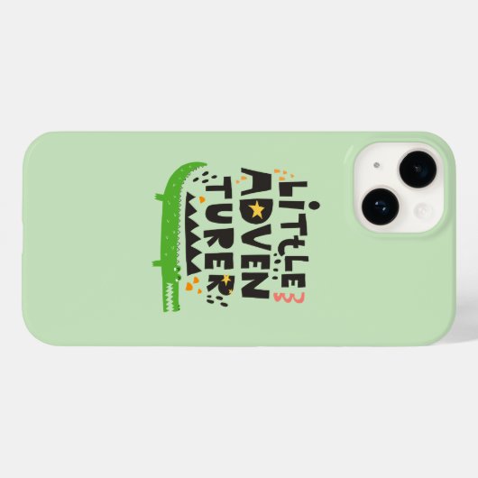 Coques Case-Mate iPhone Alligator petit aventurier (Verso (horizontal))
