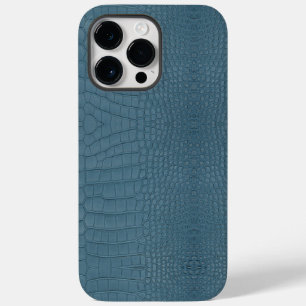 Coque Pour Pour iPhone 14 Pro Max Alligator Turquoise Texture Imprimer