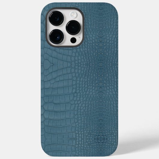 Coques Case-Mate iPhone Alligator Turquoise Texture Imprimer (Verso)