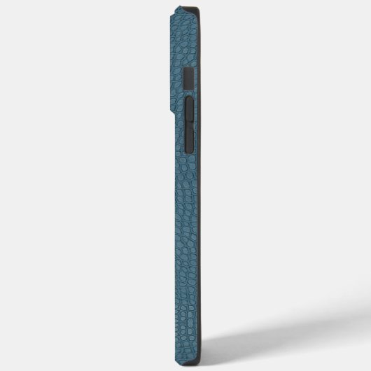 Coques Case-Mate iPhone Alligator Turquoise Texture Imprimer (Verso / Gauche)