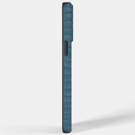 Coques Case-Mate iPhone Alligator Turquoise Texture Imprimer (Verso / Droite)