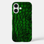 Coques Case-Mate iPhone Alligator Vert Faux Cuir (Verso)