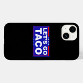 Coques Case-Mate iPhone Allons à l'humour politique de Taco (Verso (horizontal))
