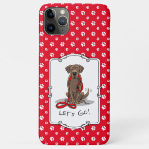 Case-Mate iPhone Case Allons-y ! Laboratoire de chocolat Labrador Retrie