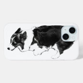 Coques Case-Mate iPhone Allure de corgi, élégante et joyeuse (Verso (horizontal))