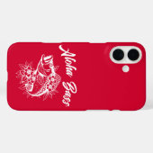 Coques Case-Mate iPhone Aloha Bass Hawaiian Cherry Red (Verso (horizontal))