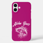 Coques Case-Mate iPhone Aloha Bass Hawaiian rose (Verso)