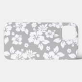 Coques Case-Mate iPhone Aloha Gray Classic Hawaiian Hibiscus Imprimer (Verso (horizontal))