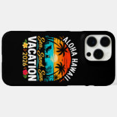 Coques Case-Mate iPhone Aloha Hawaï Mer Sable Soleil 2026 (Verso (horizontal))