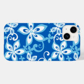 Coques Case-Mate iPhone ALOHA HAWAII (BLEU x 2) (Verso (horizontal))