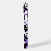 COQUES Case-Mate iPhone ALOHA HAWAII (NOIR/LAVENDER) (Verso / Gauche)