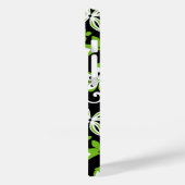 Coques Case-Mate iPhone ALOHA HAWAII (NOIR/LIME) Coque-coque iphone (Verso / Gauche)