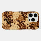 Coques Case-Mate iPhone Aloha Hawaiian Aloha Faux Koa Wood (Verso (horizontal))