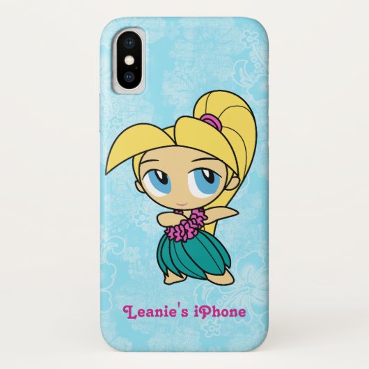 Coques Case-Mate iPhone Aloha Honeys Blond Hula Girl Hawaiian Hibiscus (Dos)