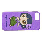 Coques Case-Mate iPhone Aloha Honeys Purple Hula Girl Hawaii Hibiscus (Dos (Horizontal))