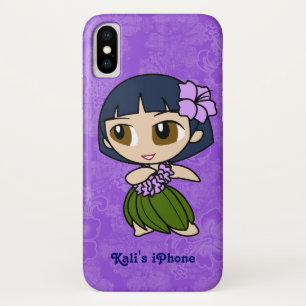 Coque Case-Mate Pour iPhone Aloha Honeys Purple Hula Girl Hawaiian Hibiscus