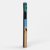 Coques Case-Mate iPhone Aloha peinture noire personnalisée de laboratoire (Dos/Droite)