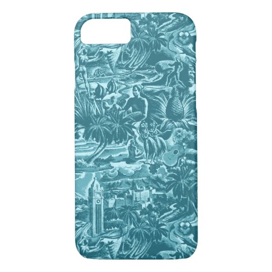 Coques Case-Mate iPhone Aloha pittoresque tropical d'Hawaï d'Oahu (Dos)