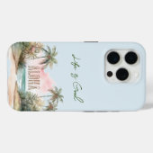 Coques Case-Mate iPhone Aloha Plage tropicale Palmiers (Verso (horizontal))