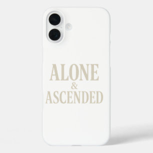 Coques iPhone 16 Plus Alone & Ascended - L'art de la solitude élevée