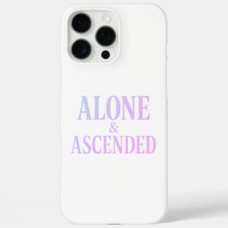 Coques iPhone 16 Pro Max Alone & Ascended - L'art de la solitude élevée