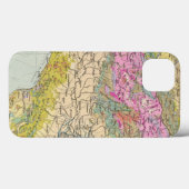 Coques Case-Mate iPhone Alpenlander - carte d'atlas des Alpes (Verso (horizontal))