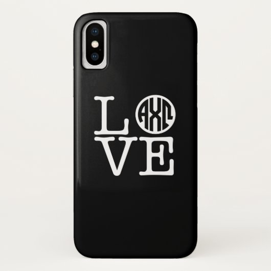 Coques Case-Mate iPhone Alpha Chi Omega | Amour (Dos)