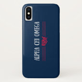 Coques Case-Mate iPhone Alpha Chi Omega - Etats-Unis (Dos)