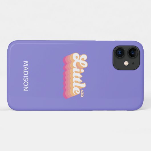 Coques Case-Mate iPhone Alpha Chi Omega| Petit (Dos (Horizontal))