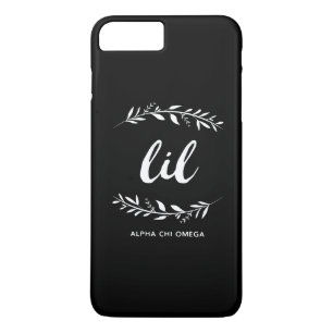Coque iPhone 7 Plus Alpha Chi Omega Petit Couronne